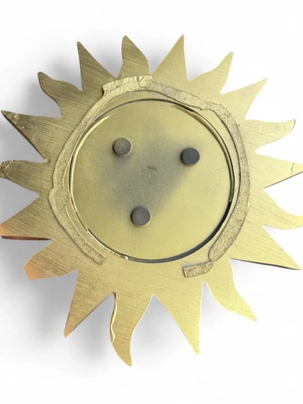 Gold vintage sun Mirror - whimsigoth whimsical celestial
